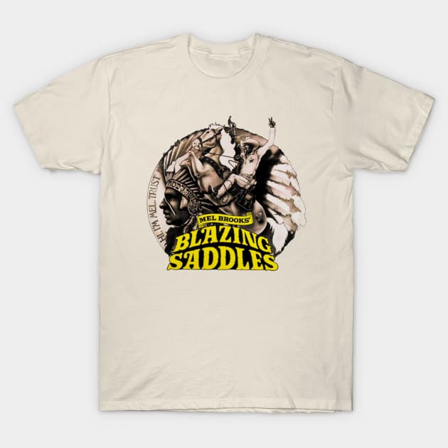 Blazing Saddles Original Aesthetic Tribute 〶 T-Shirt by Terahertz'Cloth